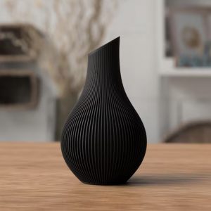 Florero Minimal Black