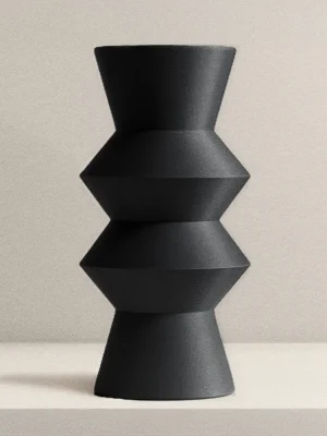 Florero Seki Negro 25cm