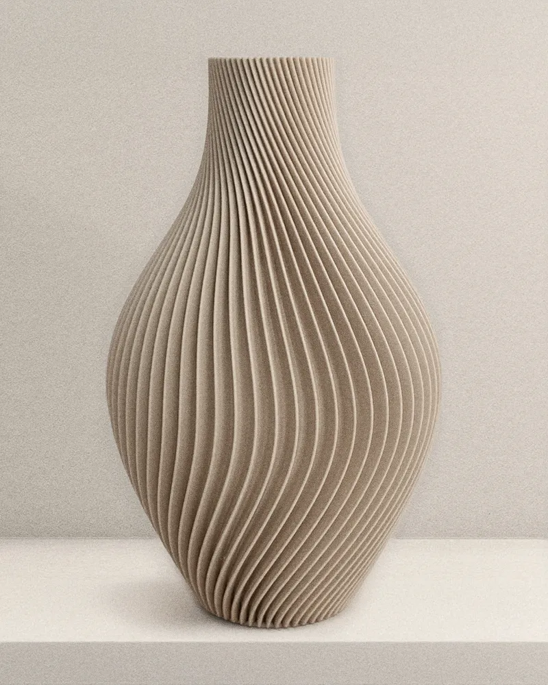 Florero Suna Beige 25cm