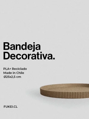 Imagen técnica Bandeja Decorativa