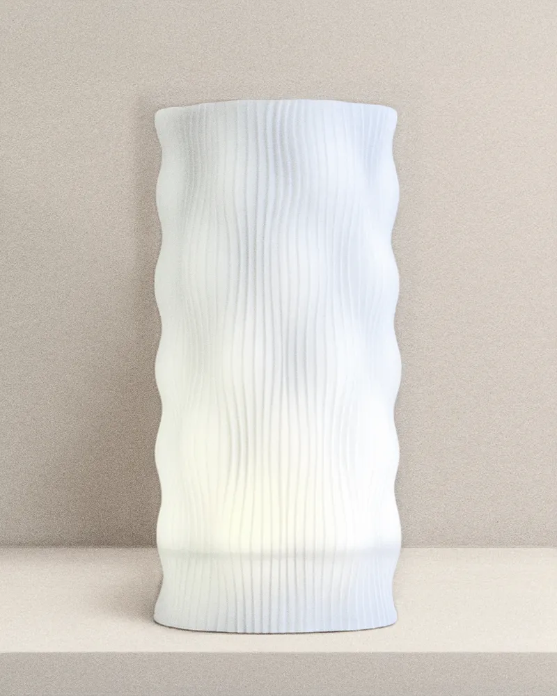 Lampara Mori Blanco luz blanca