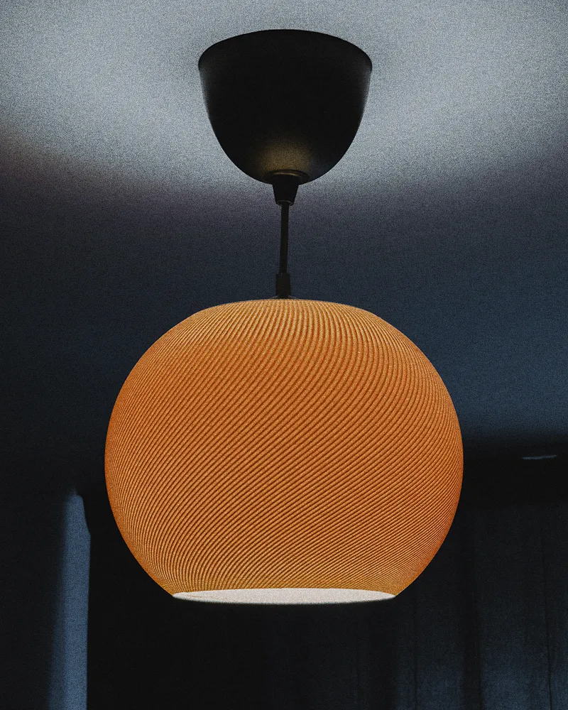 Lámpara de techo Kinu Ámbar