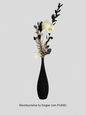 2 Imagen técnica Florero Suzu Compact Café Oscuro