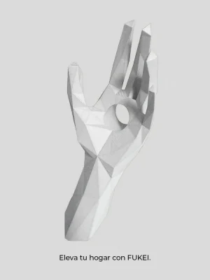 4 Imagen técnica Gris Mate Soporte Flotante para Botella de Vino