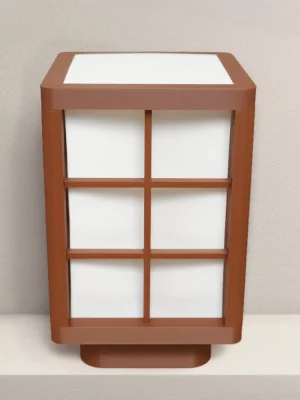 Lámpara Shoji Café Terracota