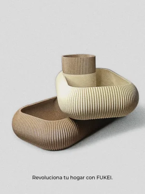 V1 Organizador de maquillaje Beige Mate